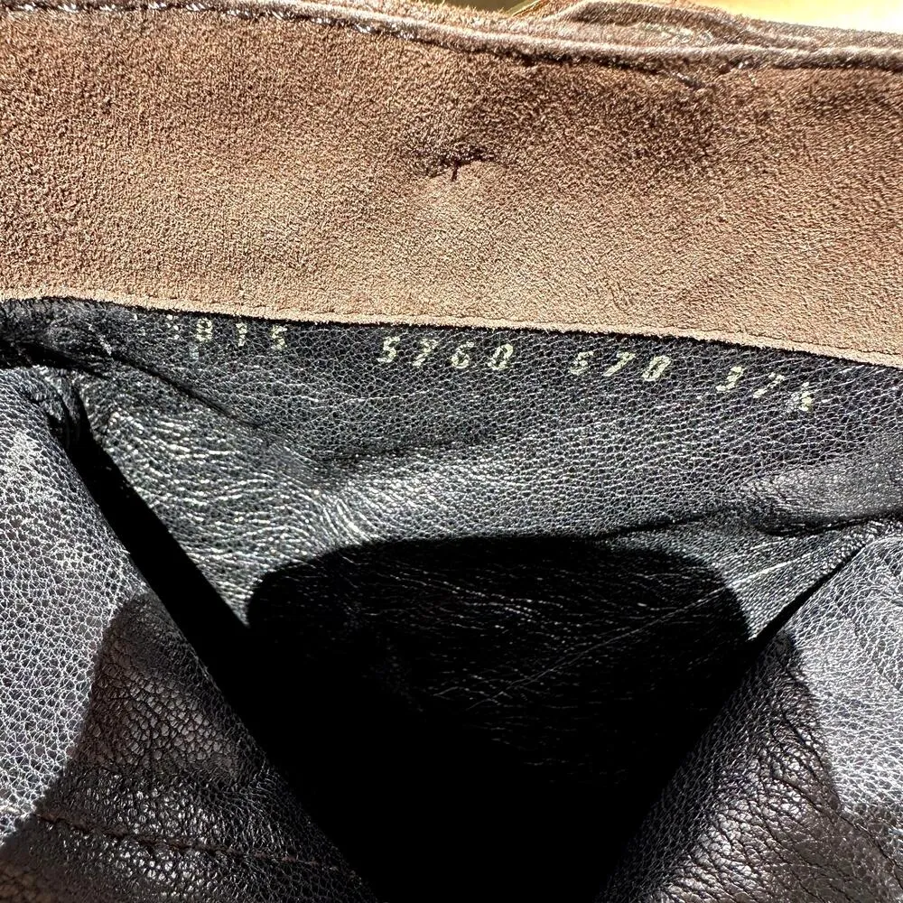 Casadei Ankle Boots Heeled Pointed Toe Side Zip Stiletto Suede Leather Brown - Image 6