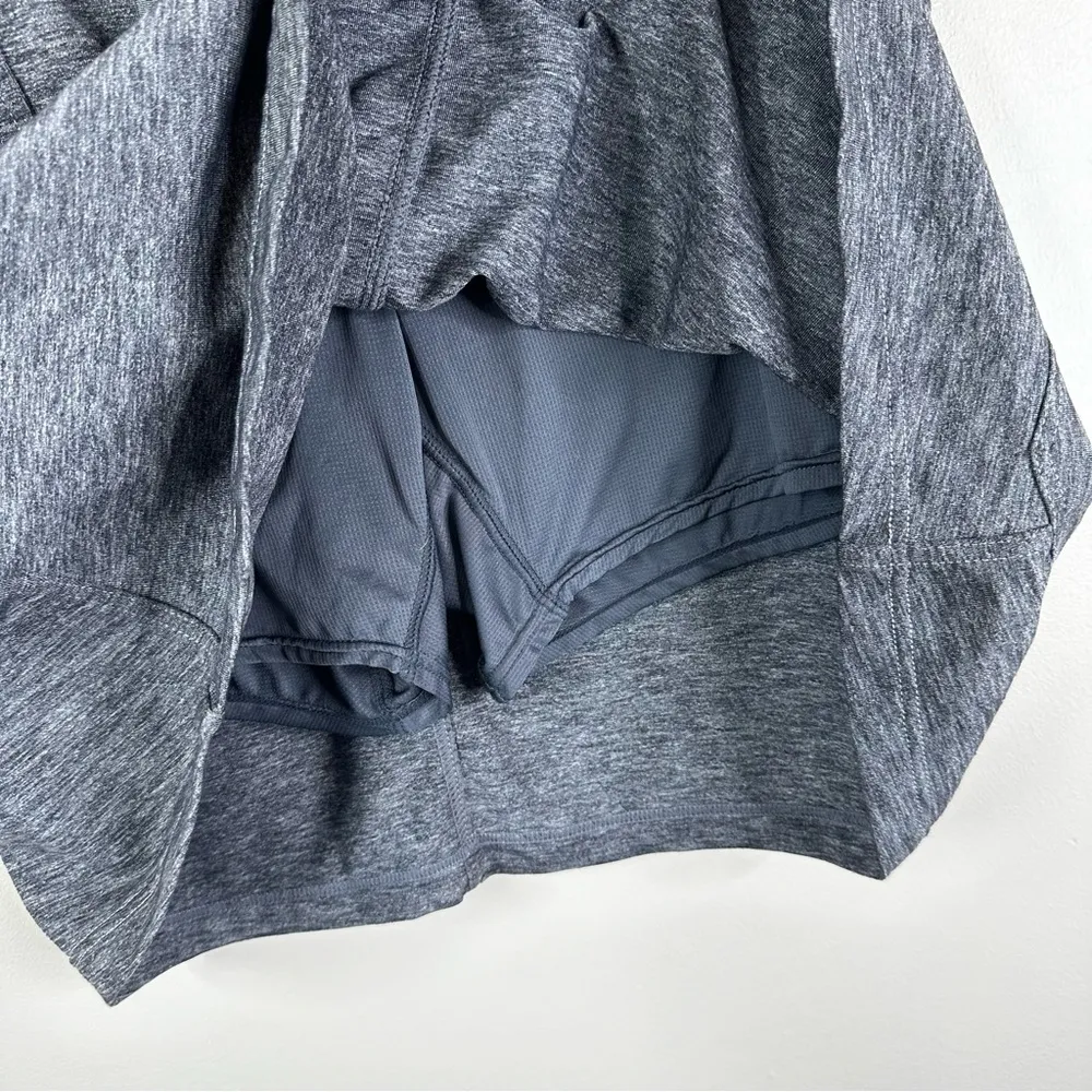 Kuhl Mova Cargo Skort Womens M Dark Heather Grey Knit Pull On Skirt Shorts - Image 6