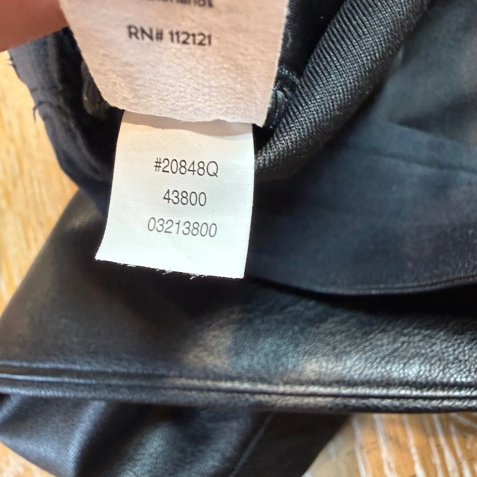 Spanx Kick Flare Crop Pants Faux Leather Size Large Petite 20848Q - Image 9