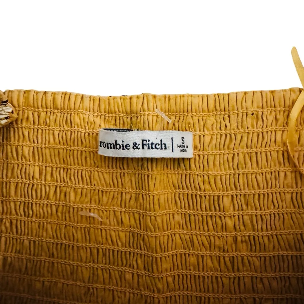 Abercrombie & Fitch A&F Emerson Poplin Puff Sleeve with pockets Mini Dress NEW - Image 4