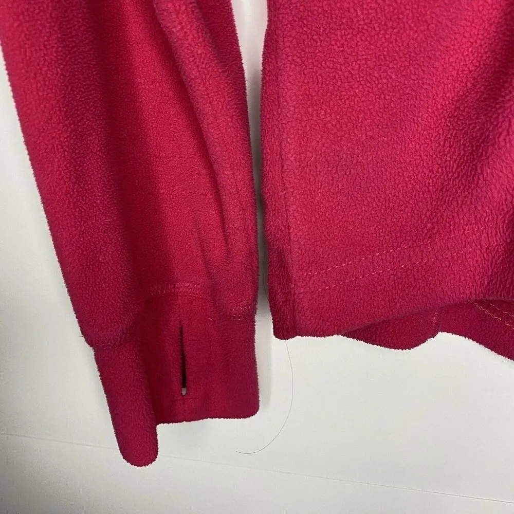 Mondetta Womens Sz Medium Pink Black 1/4 Zip Pullover - Image 4