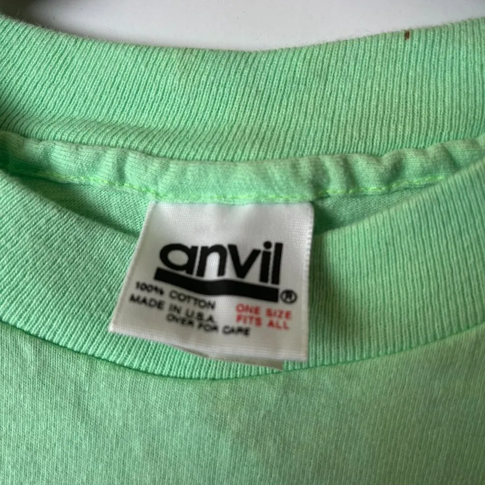 Ray Wilt T Shirt Vintage 90s Green Extra Large XL Graphic Tee - Image 4