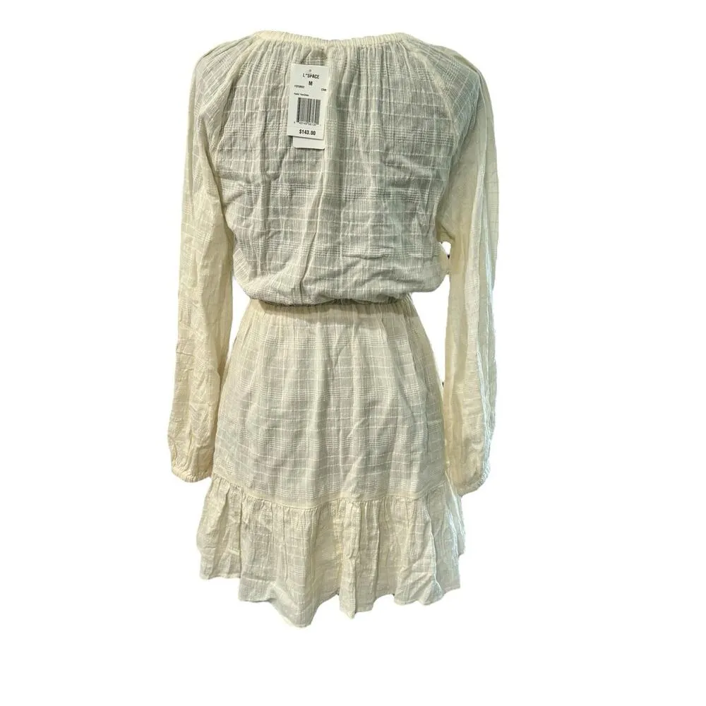 NWT! L*Space Feelin' Fine Dress in Cream - Size Medium - Image 8