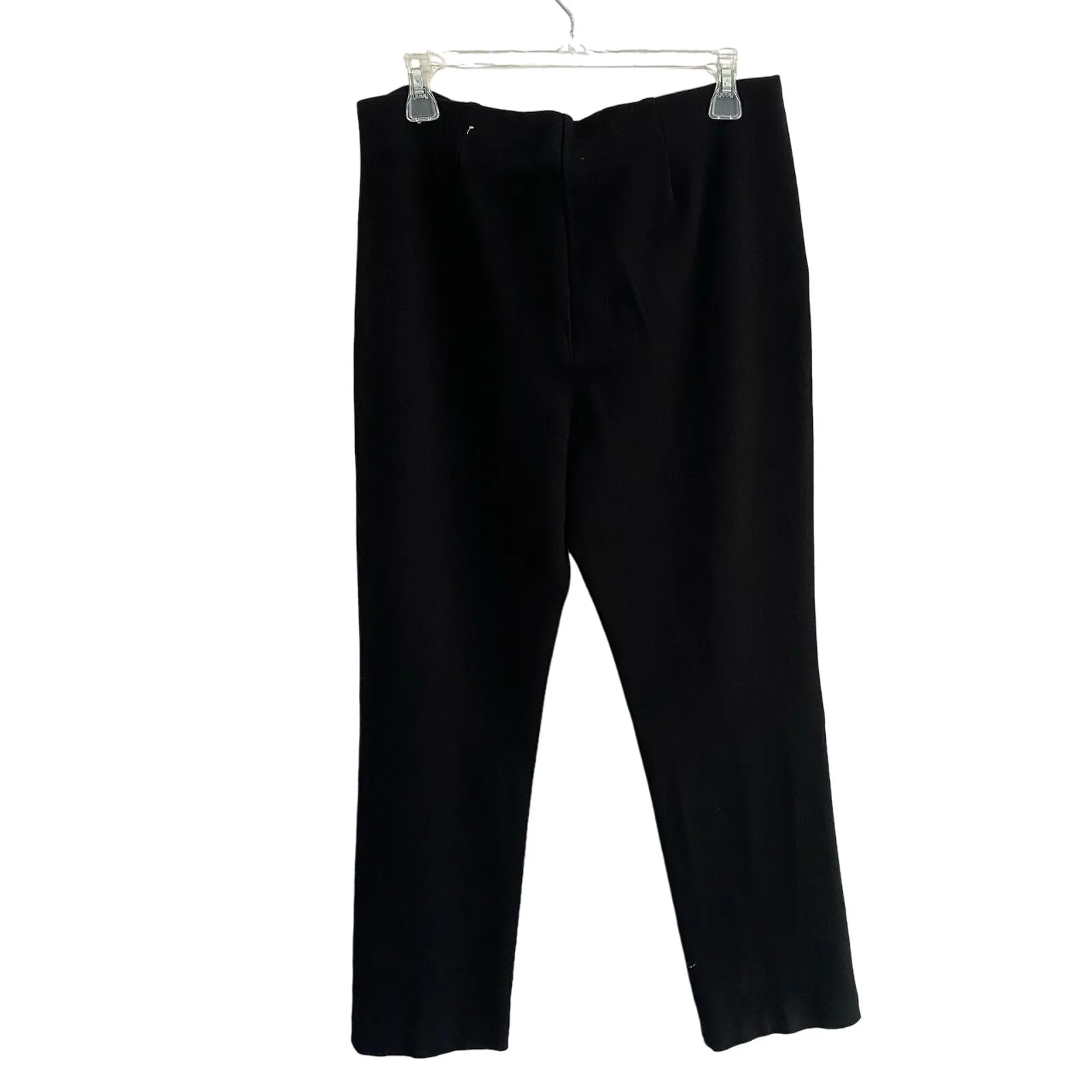 Chico’s Black Slimming Front Pleat Leggings Tummy Control Size 1R (M/8) - Image 2