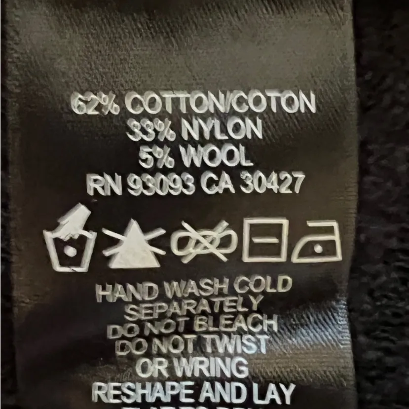 Nic and Zoe Color Block Duster Blue/Black/Brown Sz L Ret $168 Like New - Image 8