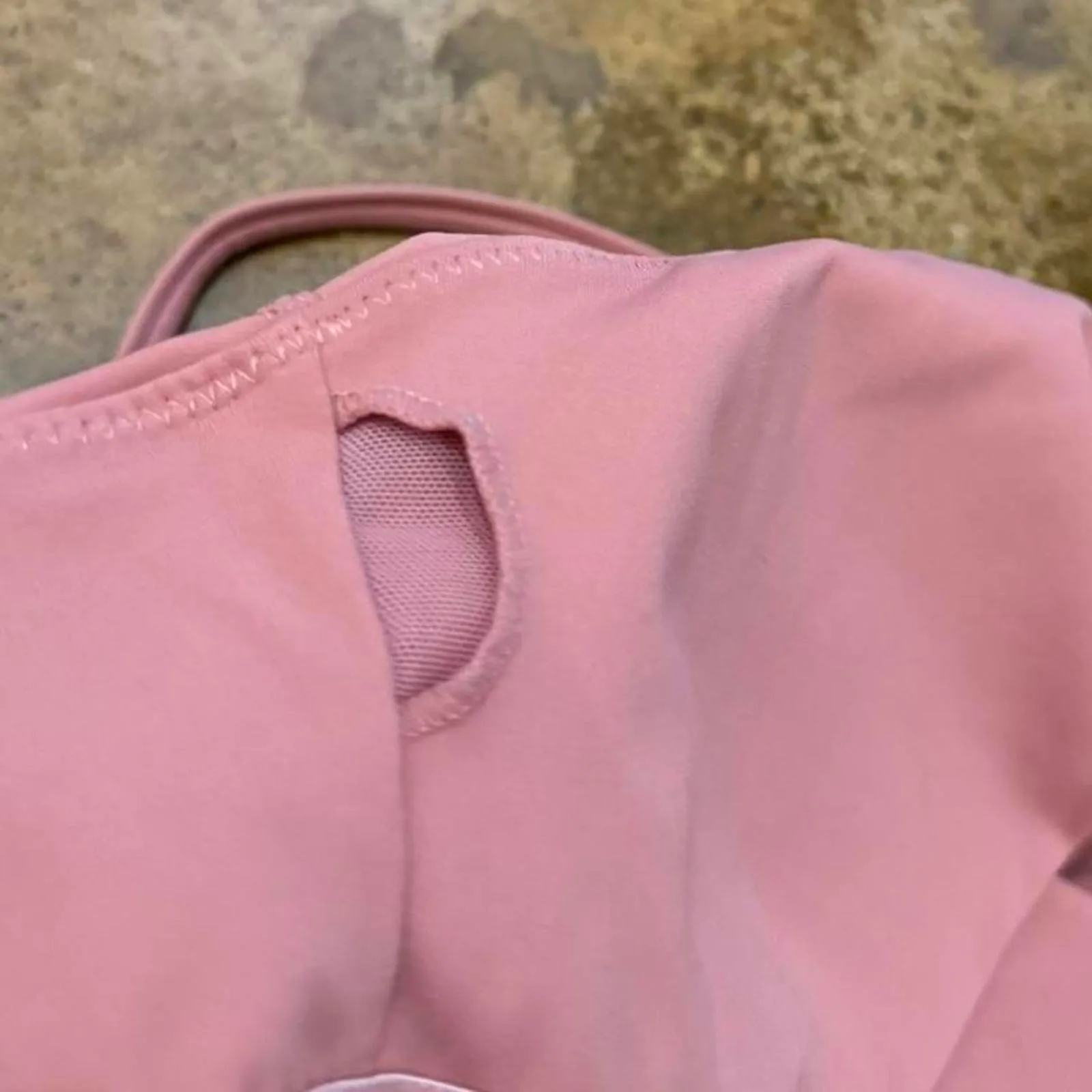 Pink Athletic Longline Sports Bra - Image 5