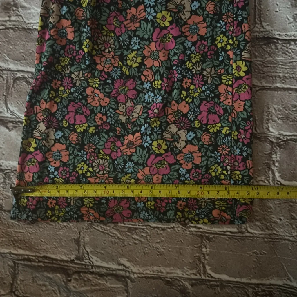 ASOS DESIGN Tall Kick Flare Pants 4 Floral Boho Coconut Girl Hippie Festival - Image 9