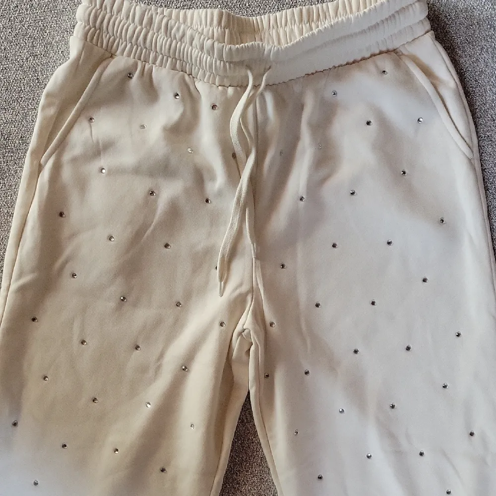 Women's Crem Polka Dot Pants Size M Size M - Image 6