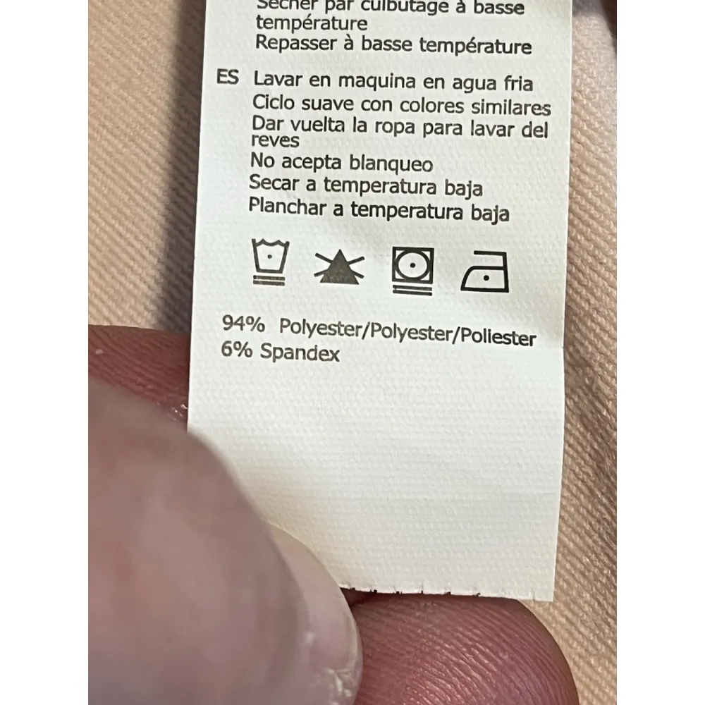 Refuge Hoodie Jacket Womens Size XL Pink Velour Velvet Full Zip Rinestones NEW - Image 9