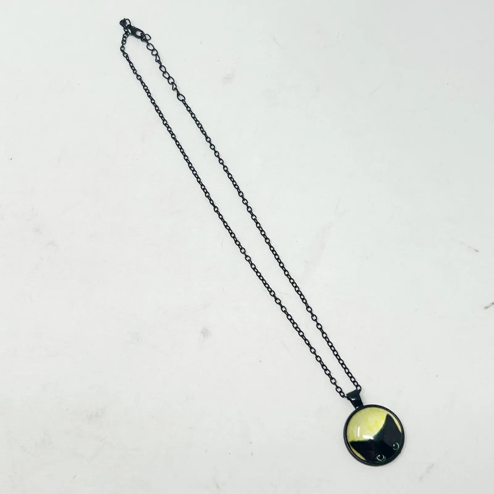 Black Cat Necklace and Ear Cuff Set Halloween Goth Dark‎ Costume Jewelry - Image 4