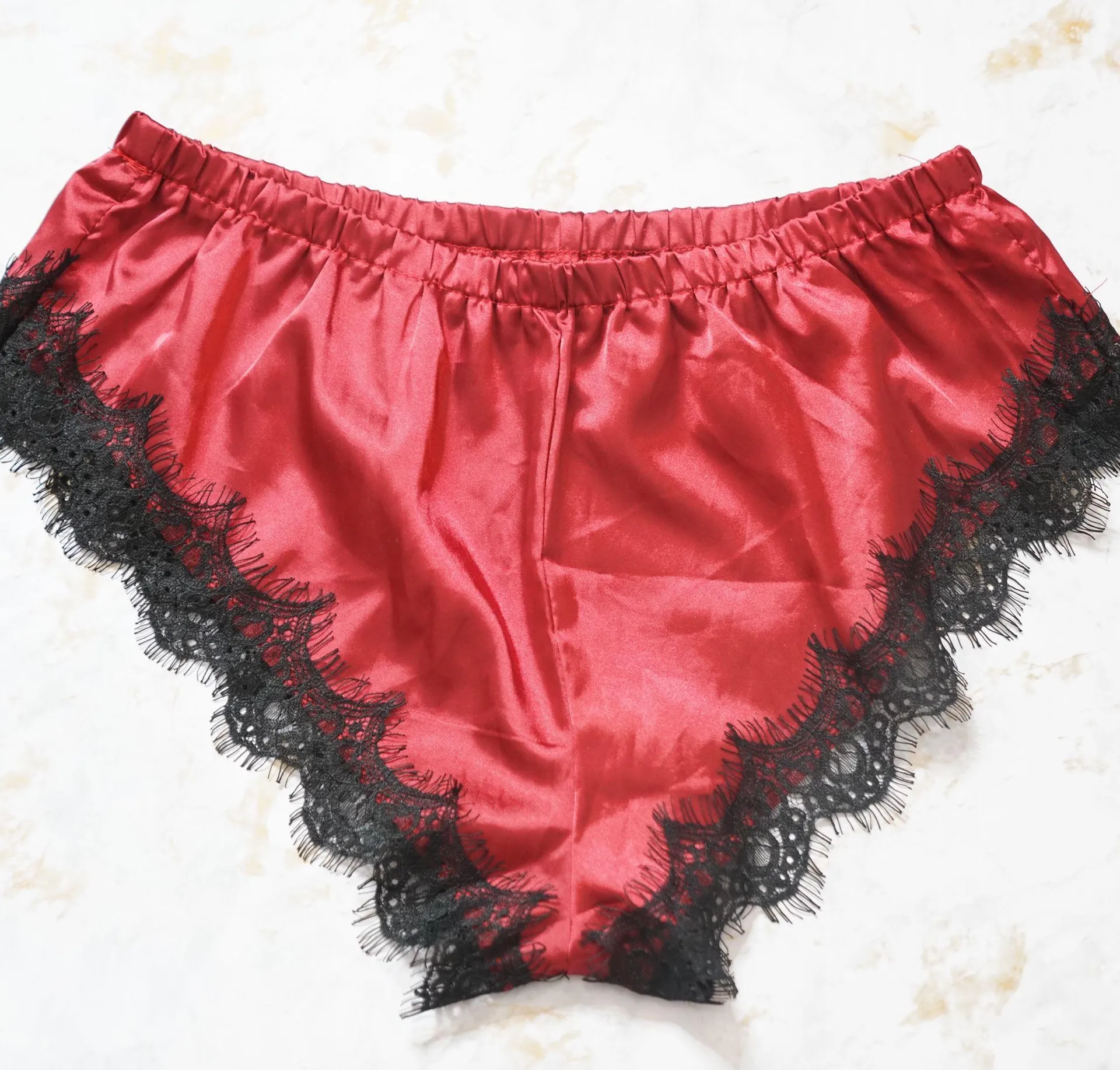 Red Pajamas Shorts - Image 3