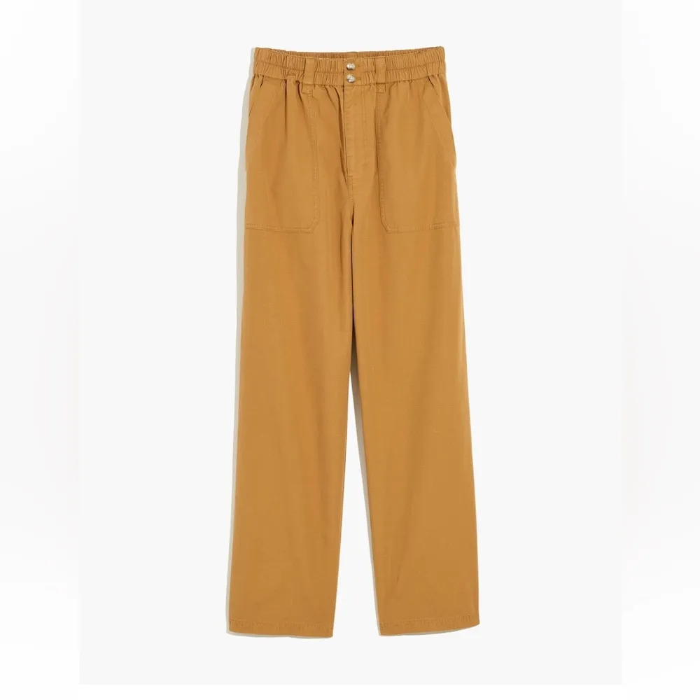Madewell Cotton Ripstop Pull-On Straight Cargo Pants - Image 3