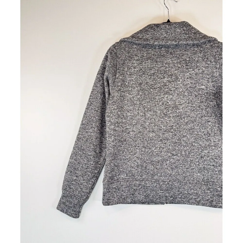 Ariat Jacket Gray Heather Fleece Asymmetric Full Zip Equestrian Outdoor Medium - Image 7