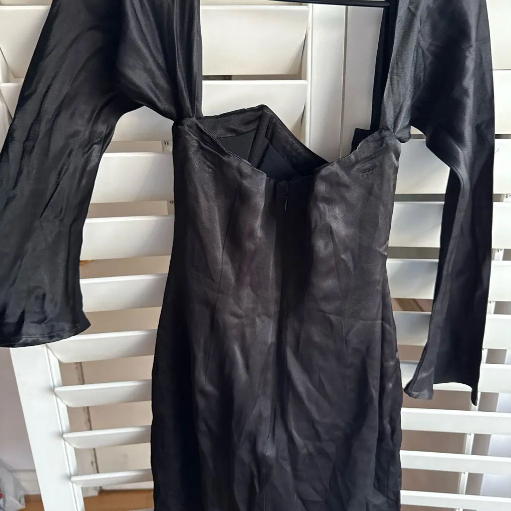 Camila Coelho Black Strapless Dress Charlie Mini Dress - Image 7