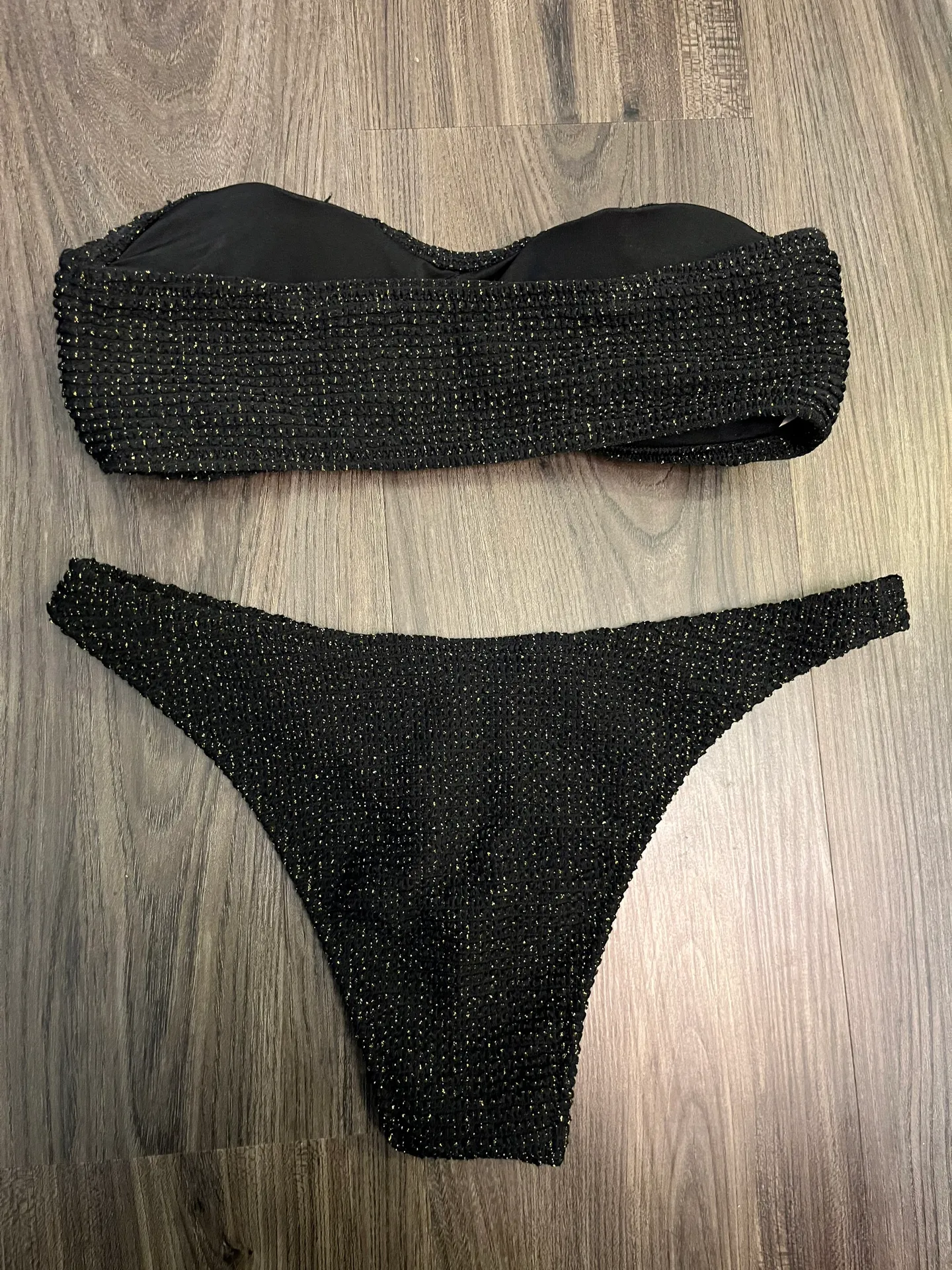 Bikini Set Sparkly Bandeau - Image 2