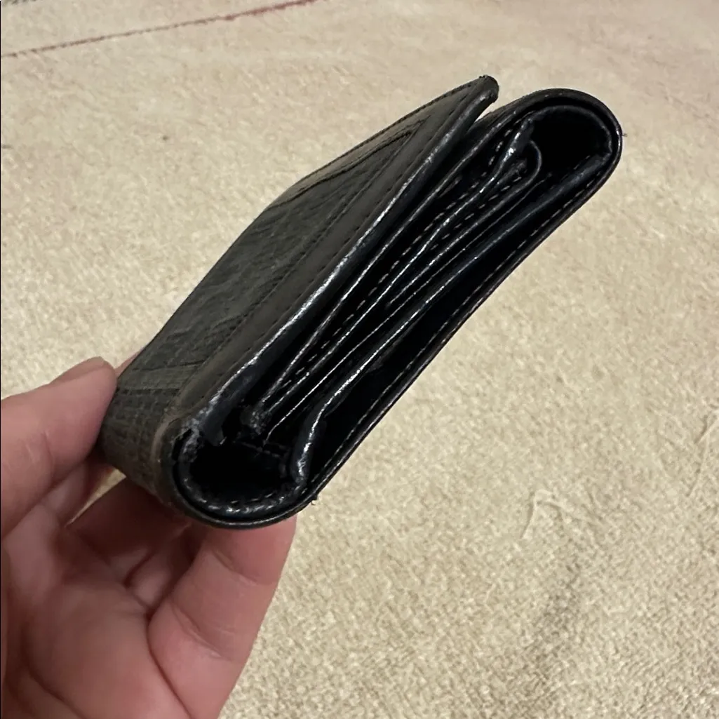 Fendi Canvas Compact Tri-Fold Wallet - Image 3