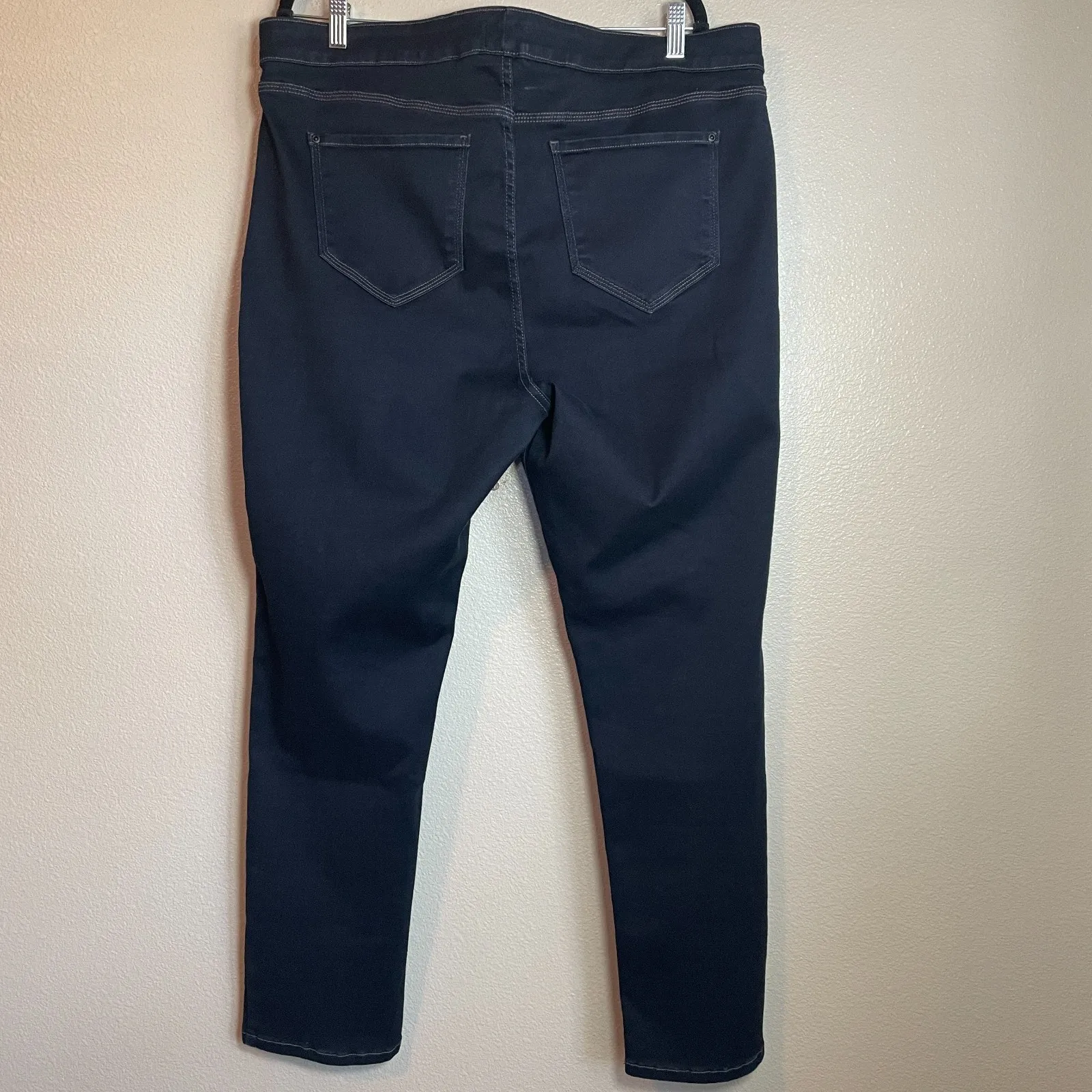 NYDJ Women Legging Jeans Dark Blue Stretch Denim Size 22W Lift Tuck Technology - Image 6