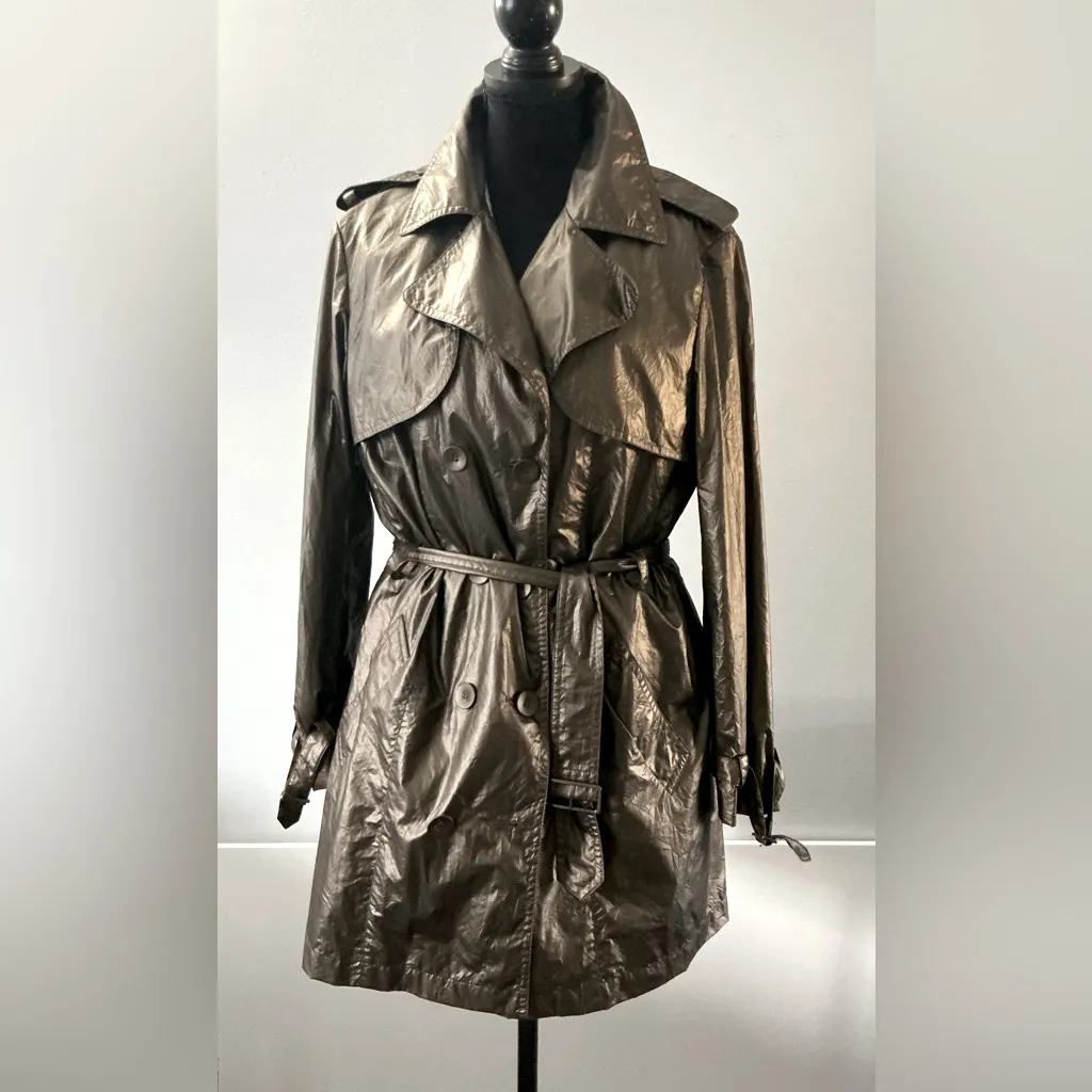 Stylish LAFAYETTE 148 trench coat 🔥🔥 Brown Size 14 - Image 2