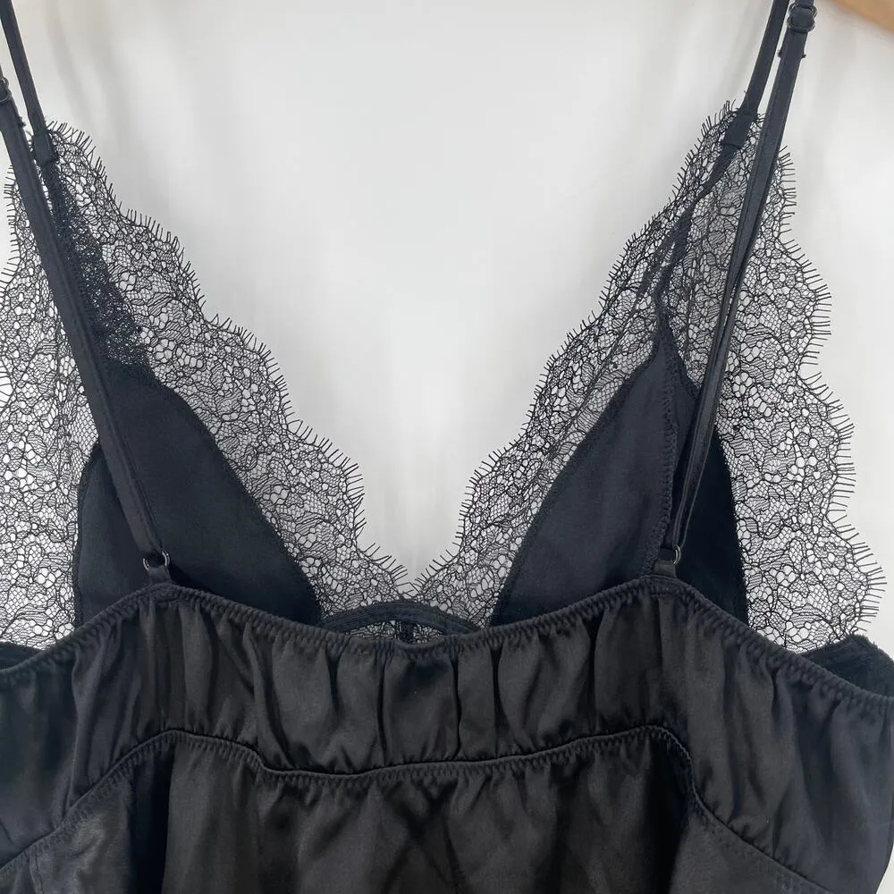 VICTORIA'S SECRET Lingerie Teddy Size Small Black Lace Sexy Lips Intimates - Image 5