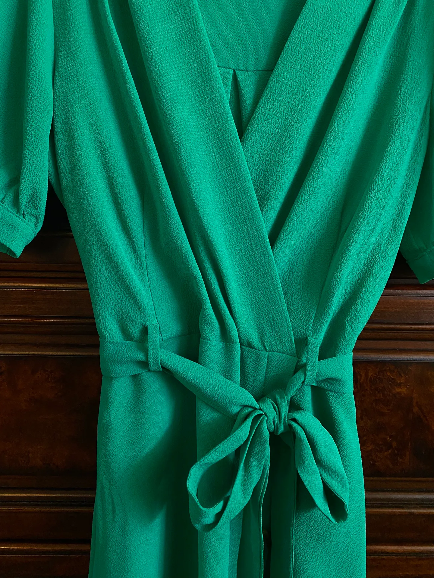 Puff Sleeve Midi Dress - Image 4