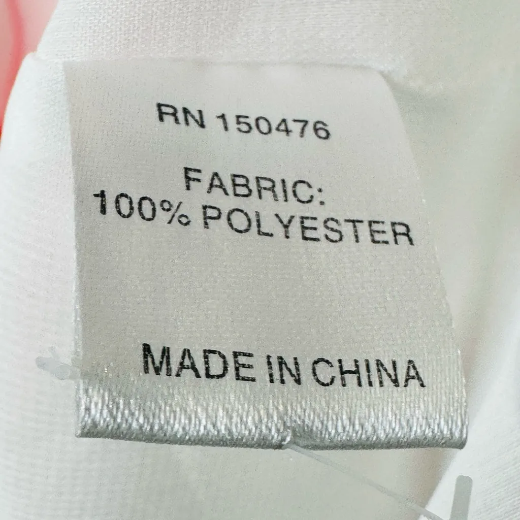 Crosby By Mollie Burch Floral Tiered Red White Pink Ruffle Dress Size XS - Image 10