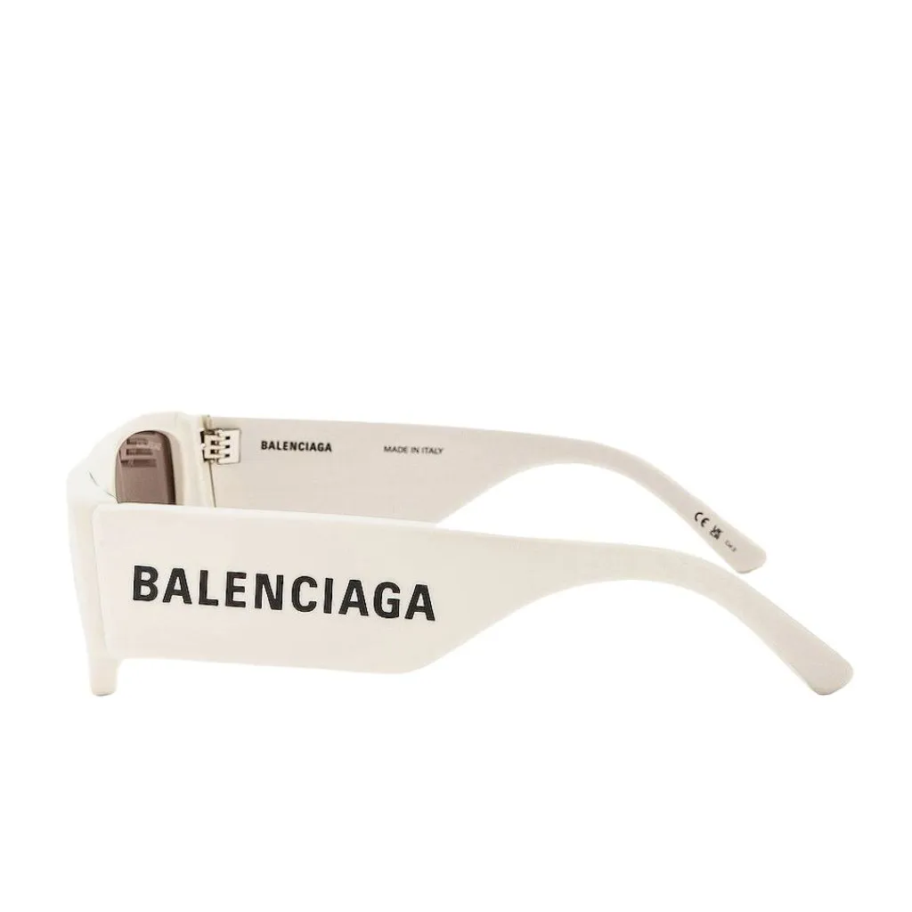 BALENCIAGA Max Sunglasses in Ivory New with Case Womens BB0258S-003 Sunnies - Image 4