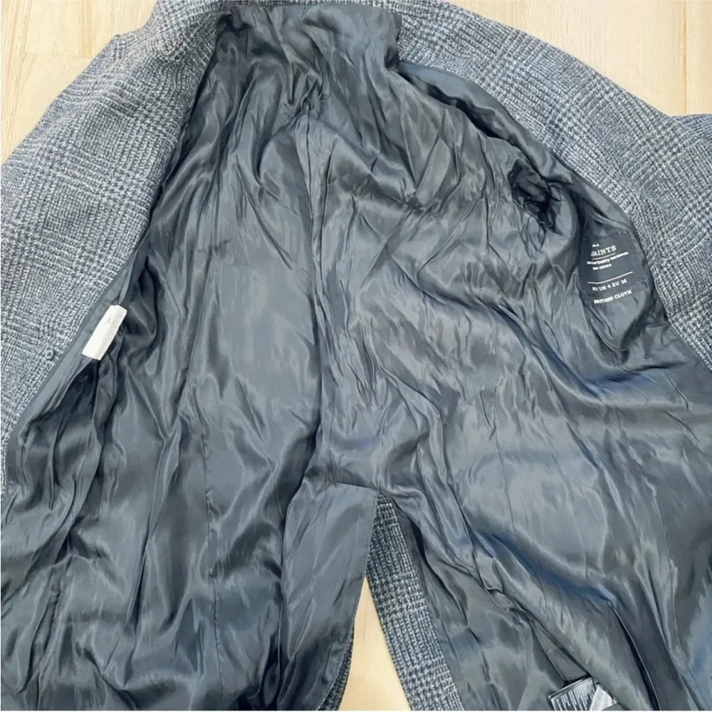 All Saints 100% wool trench jacket - Image 11