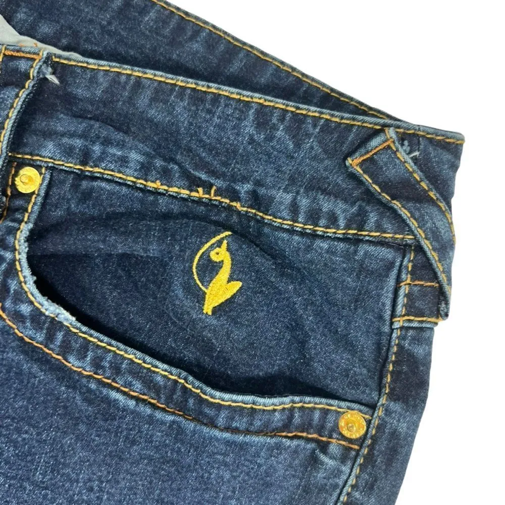 Y2K Baby Phat High Rise Cropped Flare Jeans 24 - Image 8