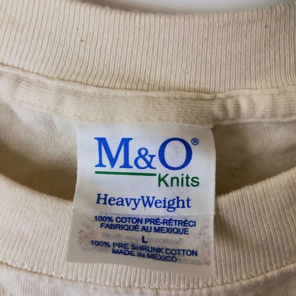 1993 Genuine Antique Person T Shirt Vintage 90s L Large Graphic Tee 100% Cotton White - Image 4