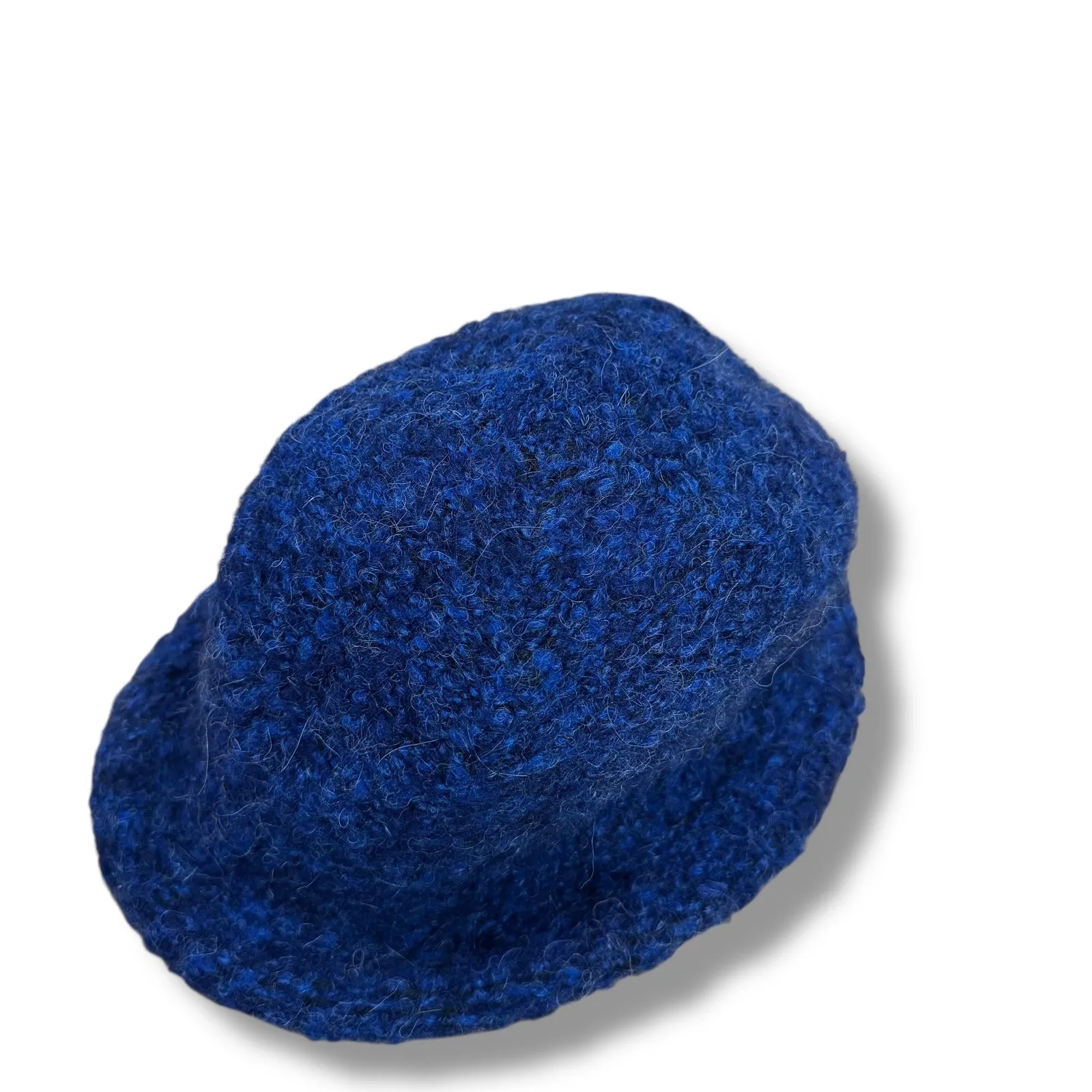 Liu Jo Textured Blue Wool Felted Hat - Image 6