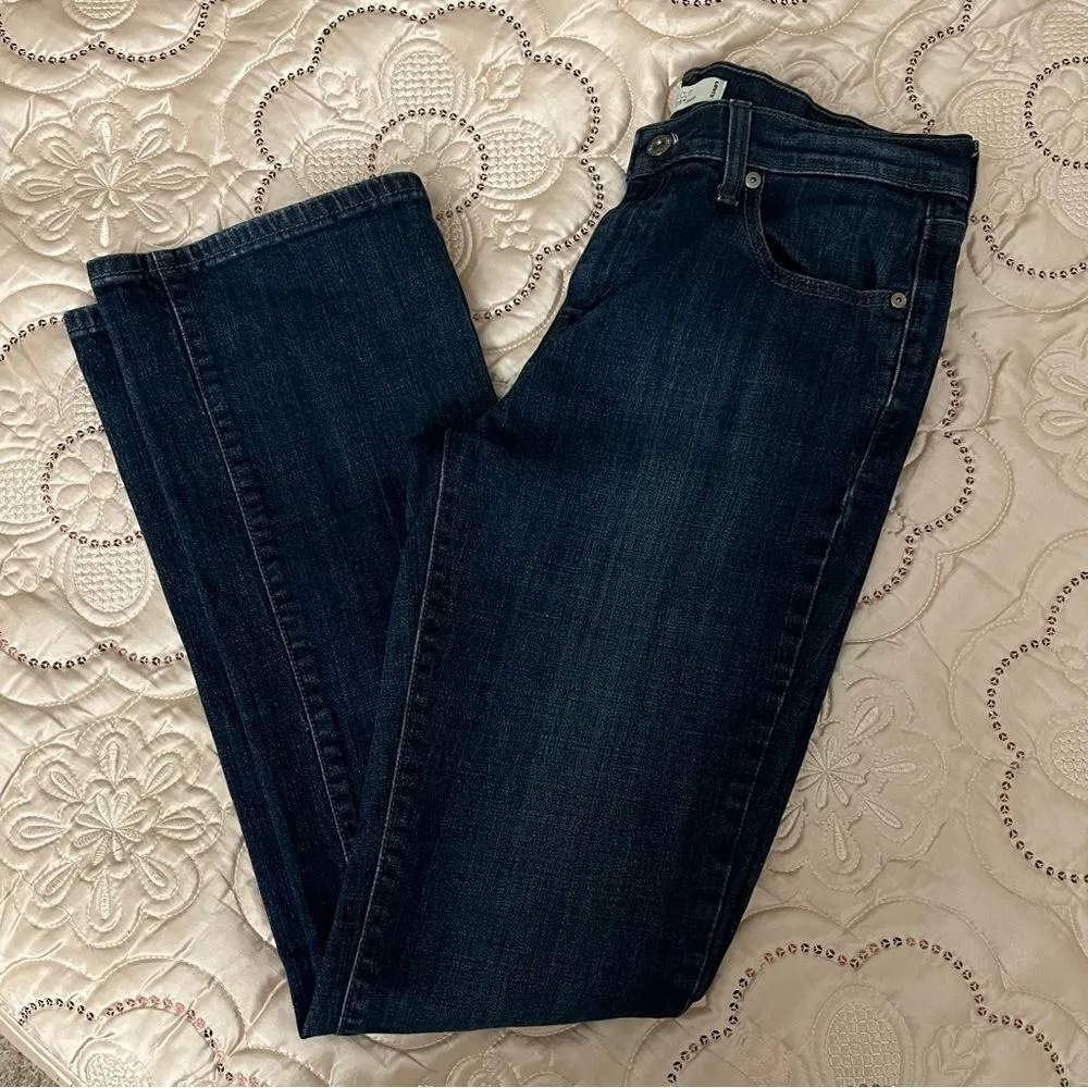 Levi’s 515 Boot Cut Dark Wash Denim Jeans Size 8 - Image 2