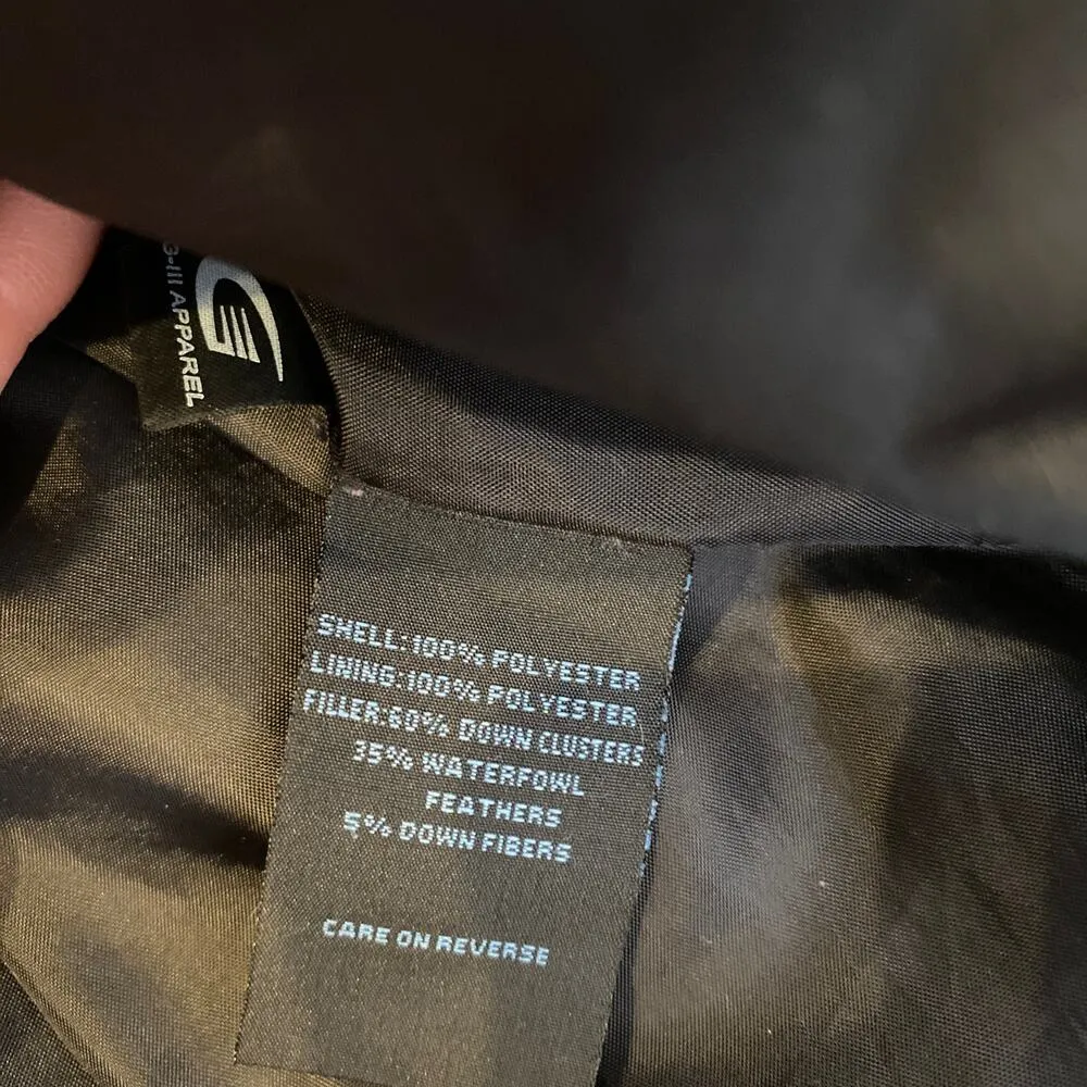 Reaction Kenneth Cole Black Down Puffer Jacket Sz Sm Polyester - Image 8