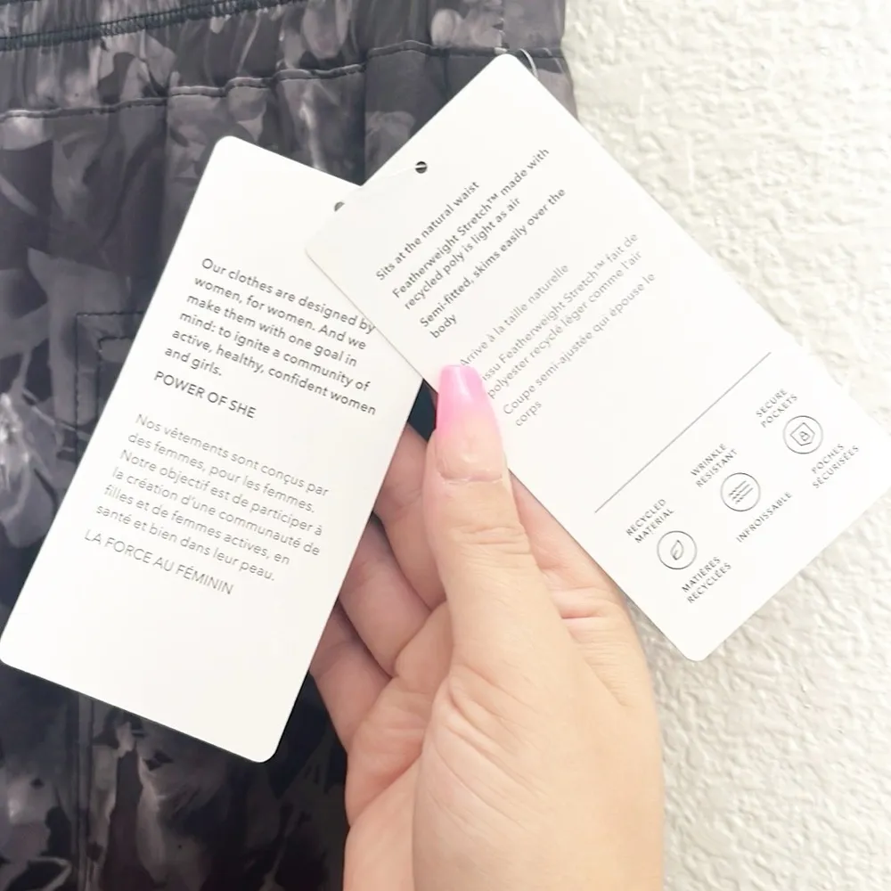 Athleta Floral Savannah Floral Gray Black New Pull On Women’s Jogger - Image 6