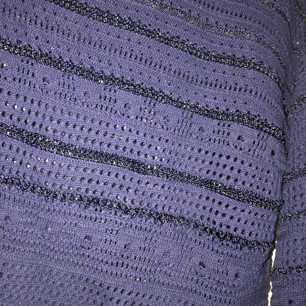 NWT Ceny Navy Blue Lightweight Long Sleeve Sweater Size Medium - Image 4