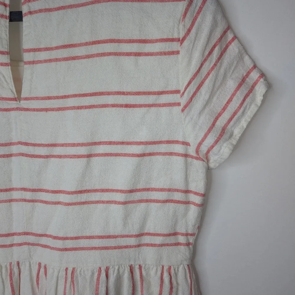Old Navy Red Creme Flour Sack Dress XS - Image 5