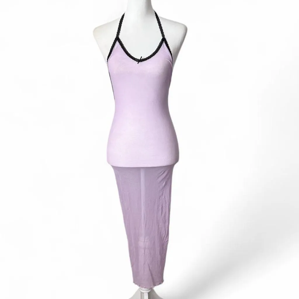 Vintage 90s Victoria’s Secret Mesh Slip Set - Image 4