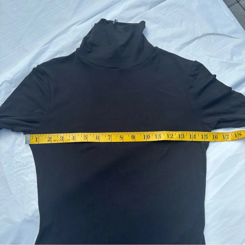 Kendall & Kylie Black Mesh Open Back Long Sleeve Dress  Size Small - Image 8