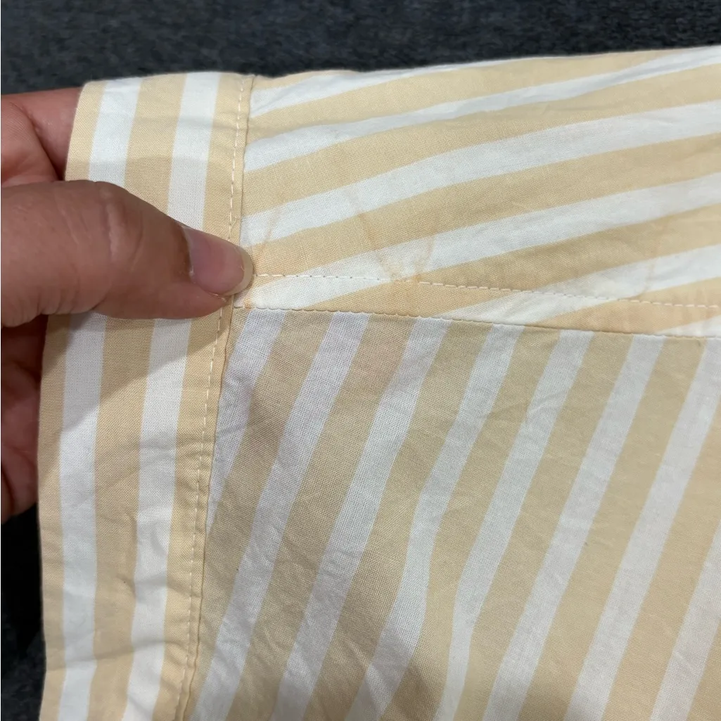 Universal Thread Yellow Striped Women's Shirt Size M - Image 9