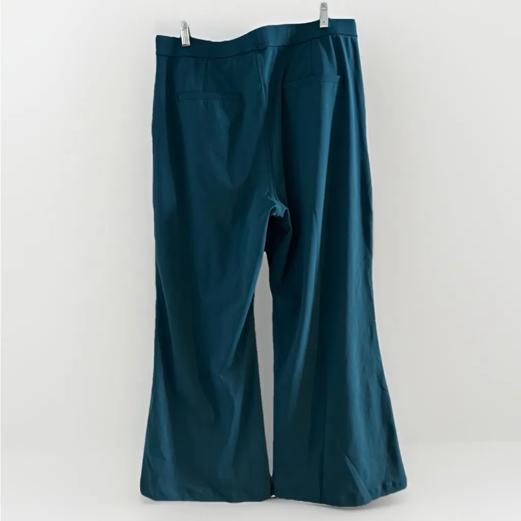 Halara Flex™ High Waisted Pocket Straight Flare Leg Atlantic Deep Work Pants XL - Image 10