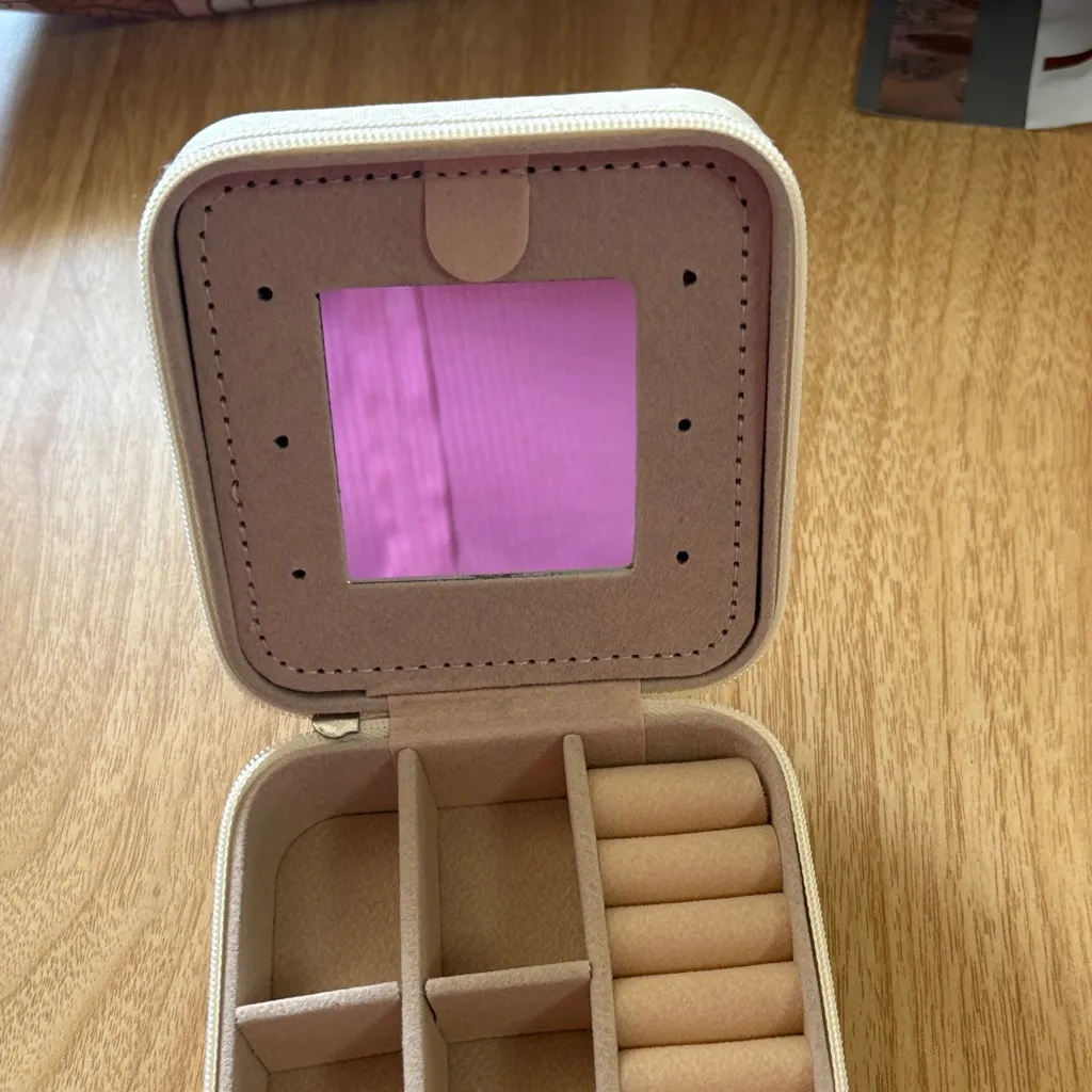 Floral Jewelry Box Pink - Image 3