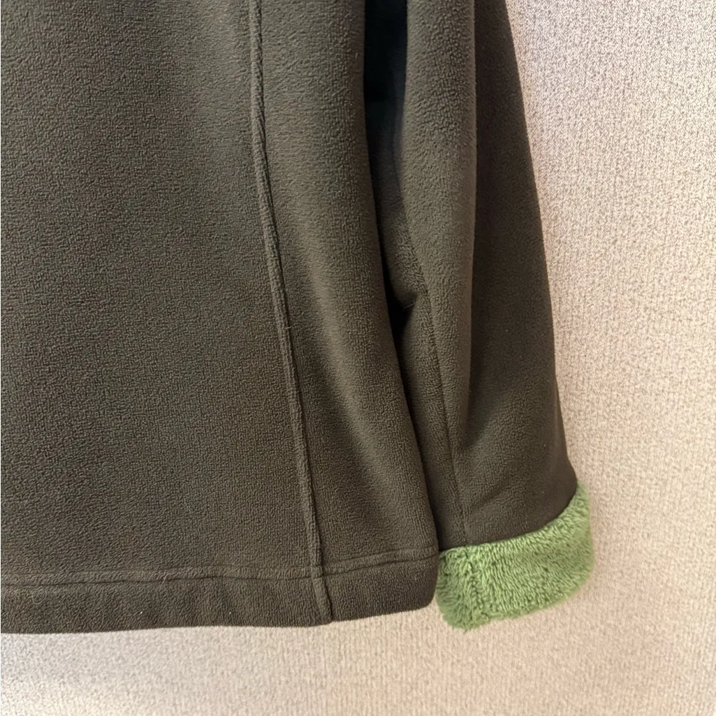 Patagonia Synchilla Women Size Large Green Fleece Lined Full Zip Jacket.‎ - Image 3