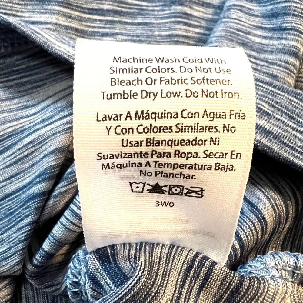 Athletic Works Womens Racerback Tank Top Athletic Sleeveless Workout Blue Small - Image 8