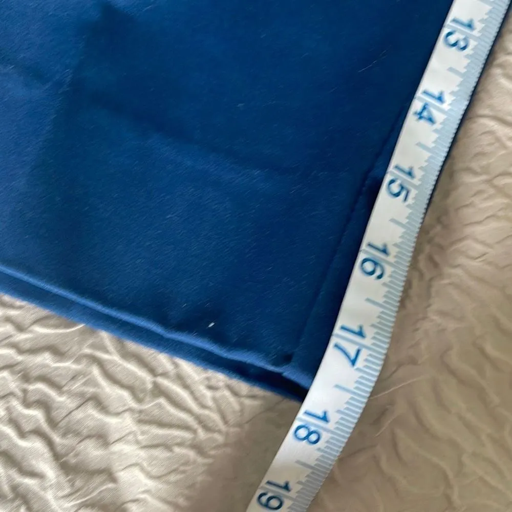 Zac &‎ Rachel Womens Slim Crop Capri Pants Stretch Casual Summer Blue Size 12 - Image 10