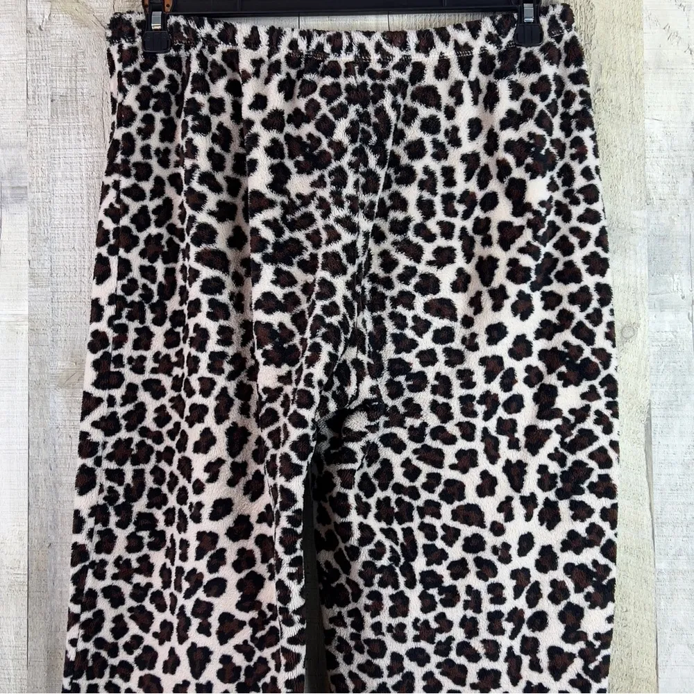 Willow Wear Size Small Fleece Pants Animal Print Black - Image 7