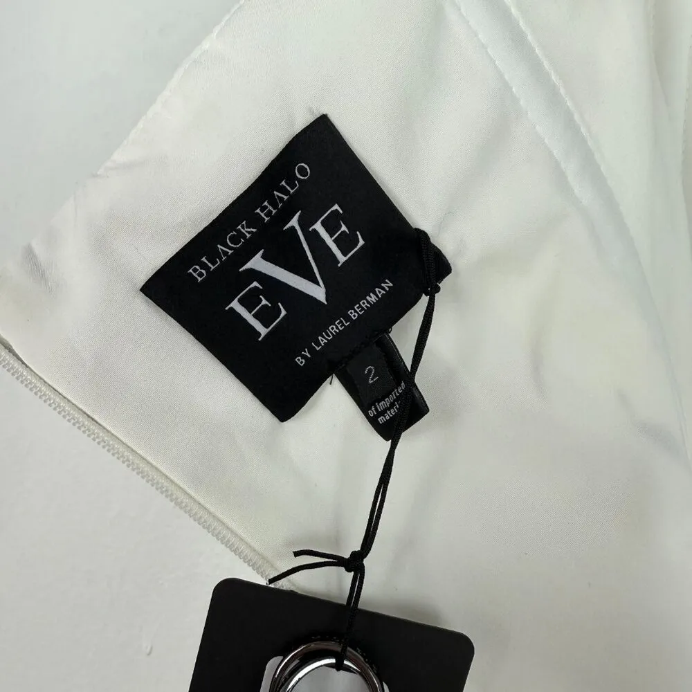 NWT Black Halo Eve Lena Sheath Midi Dress in Floral Fire Blossom Size 2 NEW - Image 11