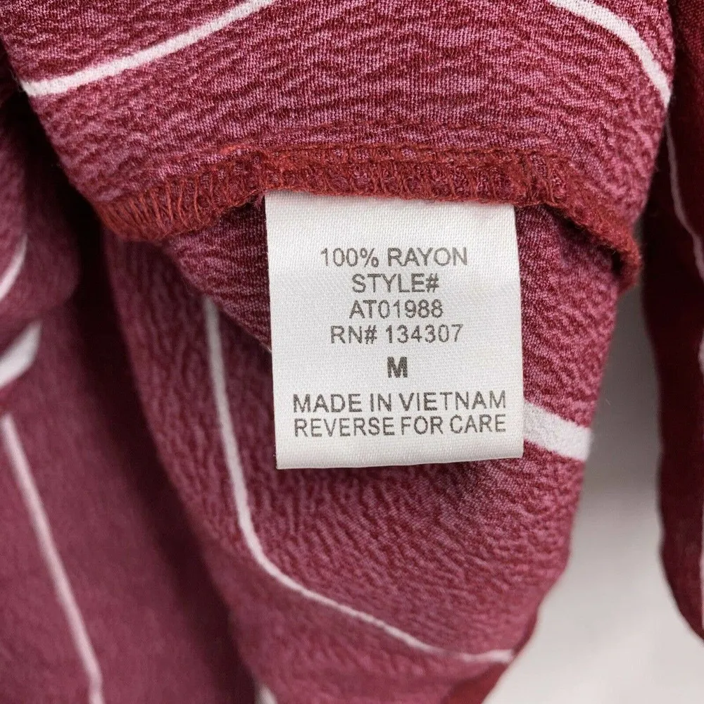 The Impeccable Pig Red Stripe Off Shoulder Blouse - Image 5