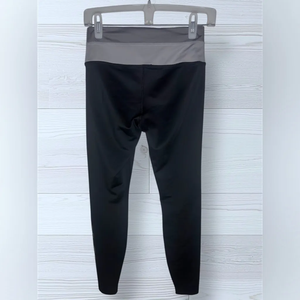 NIKE Women’s Dri Fit Athletic Leggings with Glossy Logo Graphic - Image 3