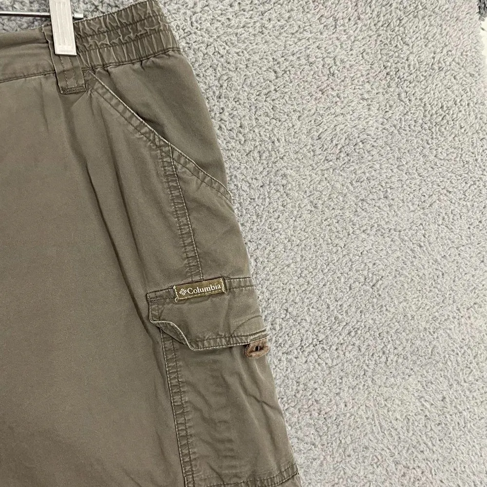 Columbia‎ Shorts Women 1x(42x9) Brown Outdoor Hiking Cargos - Image 2
