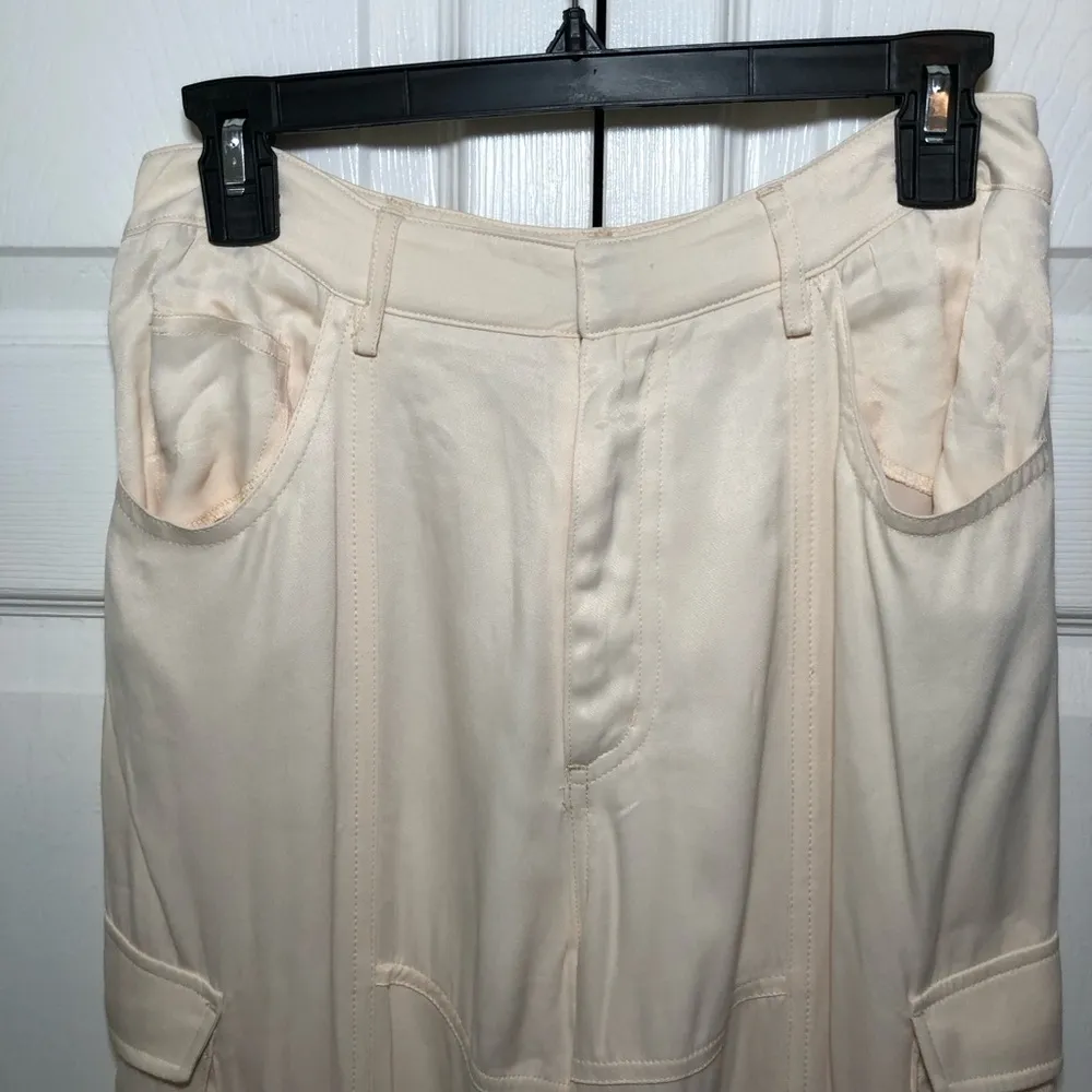 Revolve NBD Larkin Ivory Pants Size M - Image 5
