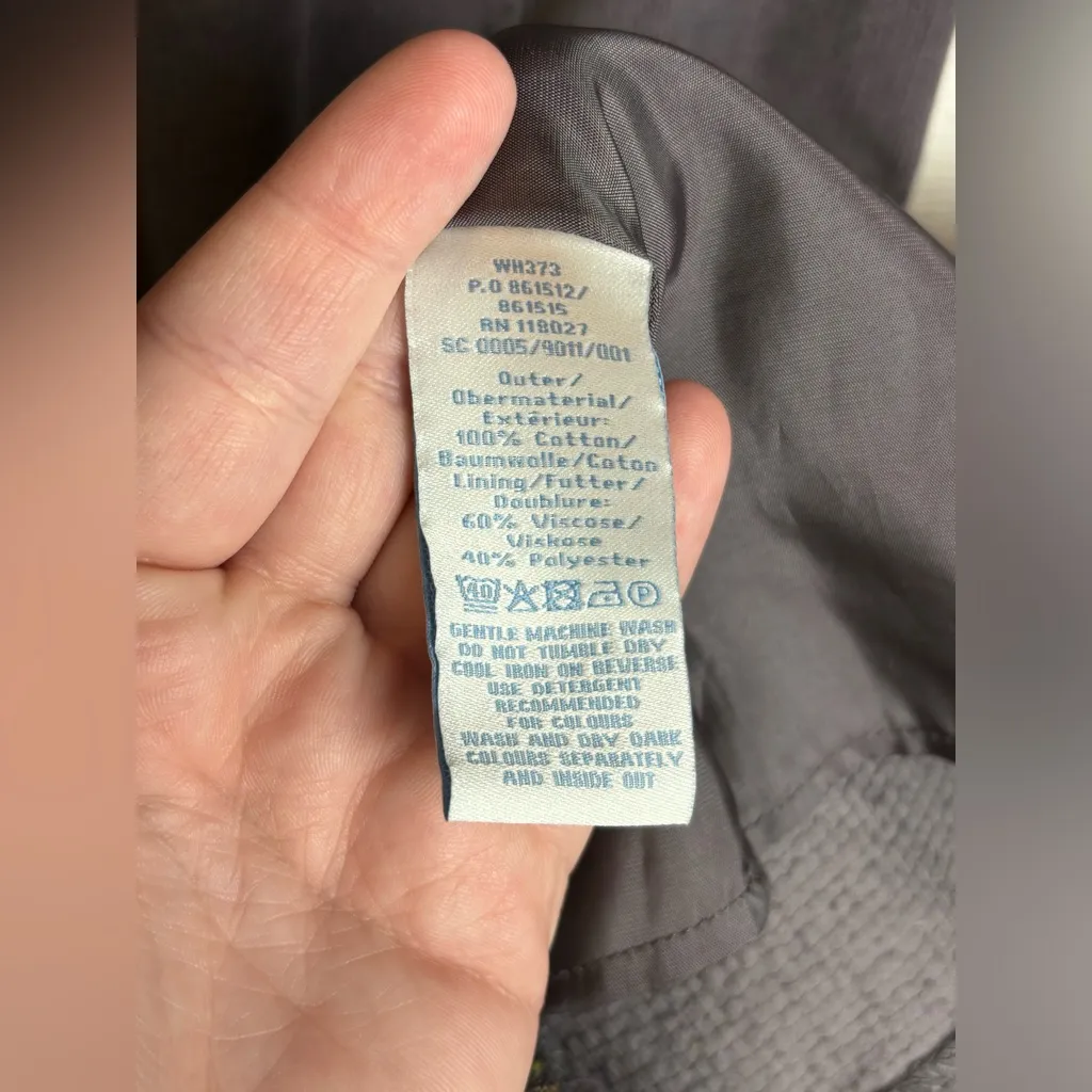 Boden Woman’s Mini Corduroy Pale Purple Casual Cutesy 3/4 Sleeves Dress Size 4L - Image 5